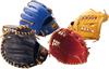 ZETT Youth Baseball Softball Ground Hero Red X Pastel Brown BJGB76545F Glove, All-Around, Left-Handed Throw, (6432), Size M,