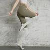 Women's Non-Slip Over-the-Knee Yoga Socks - Slim Fit, Combed Cotton, Warm Pilates Sports Mid-Tube Socks