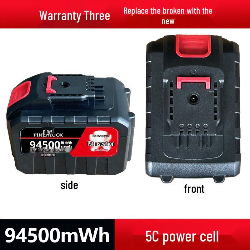 Cordless Drill with Universal Large Capacity Lithium Battery - 21V Electric Screwdriver Pistol Drill with 36VF/48VF/98VF Options.