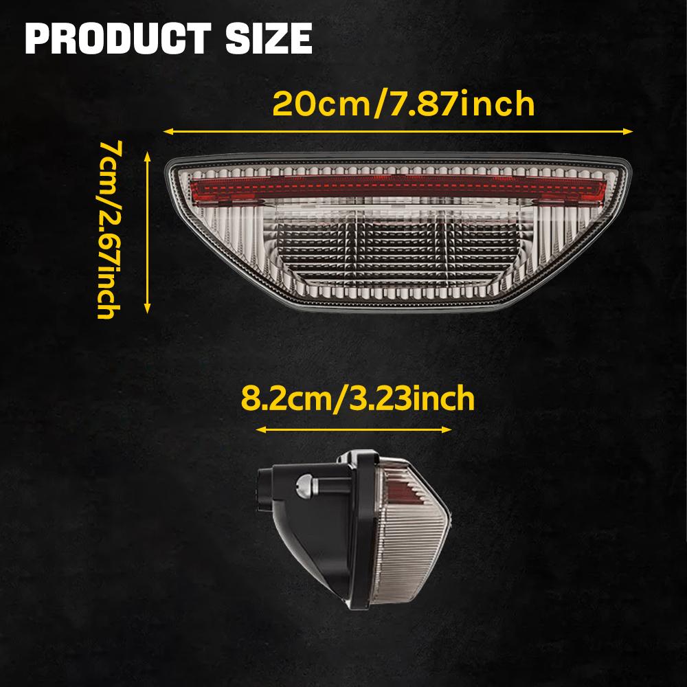 LED Taillight For Honda ATV TRX Rancher 420 Pioneer 500 Foreman 520 Sportrax 400 300 Recon 250 FourTrax Rear Tail Brake Light