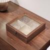 Decorative Wooden Jewelry Storage Box Vintage Solid Wood Storage Cabinet  Trinket