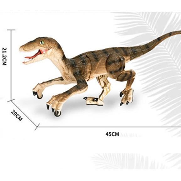 2.4G Wireless Five-Way Remote Control Large Dinosaur Simulation Rechargeable Wireless RC Velociraptor