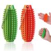 4pcs Mini 3D Printed Hard Spiky Fidget Massage Keychain Pain Stim Toy for Adults Anxiety Relief Stress Sensory Novelty Gifts