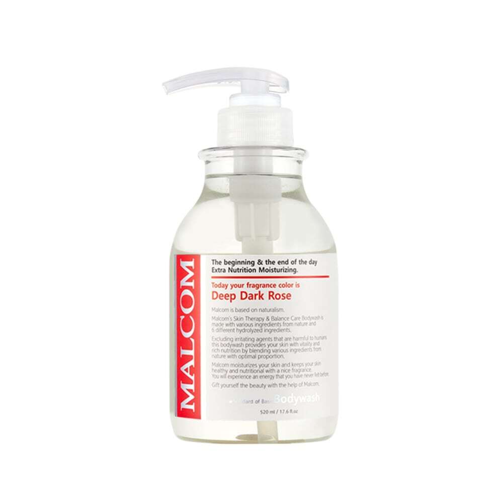 MALCOM Mildly Acidic Allergy-Free Body Wash 520ml (5 Scents)