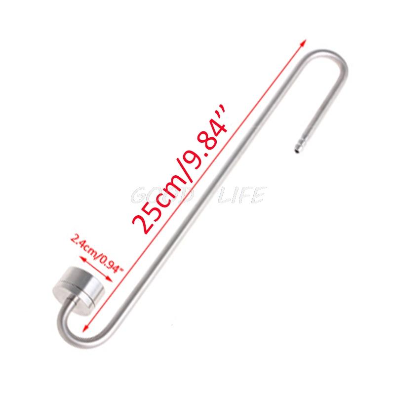 Тонкий аквариумный диффузор CO2 из нержавеющей стали Отличная скорость растворения CO2 Аксессуар Aquario