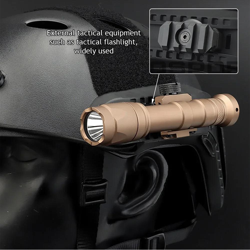 1Pcs Nylon Tactical ARC Helmet Rail Swivel 360 Degrees Side Rail Mount Adapter