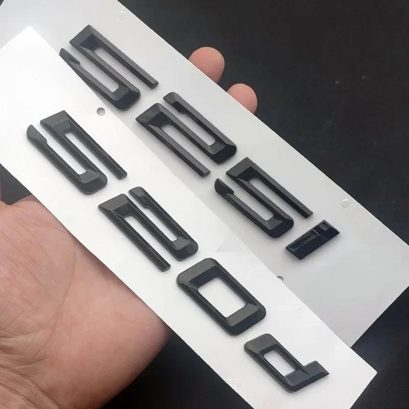 3d ABS Car Trunk Letters For BMW 530d 530i 520i 520d 535i 535d 525i 525d Logo Badge Emblem Lettering Badge Sticker Accessories QR4