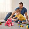 Model Engineering Truck Dinosaur Inertial Ejection Toy Car Shark Ejection Car  Children's Toy