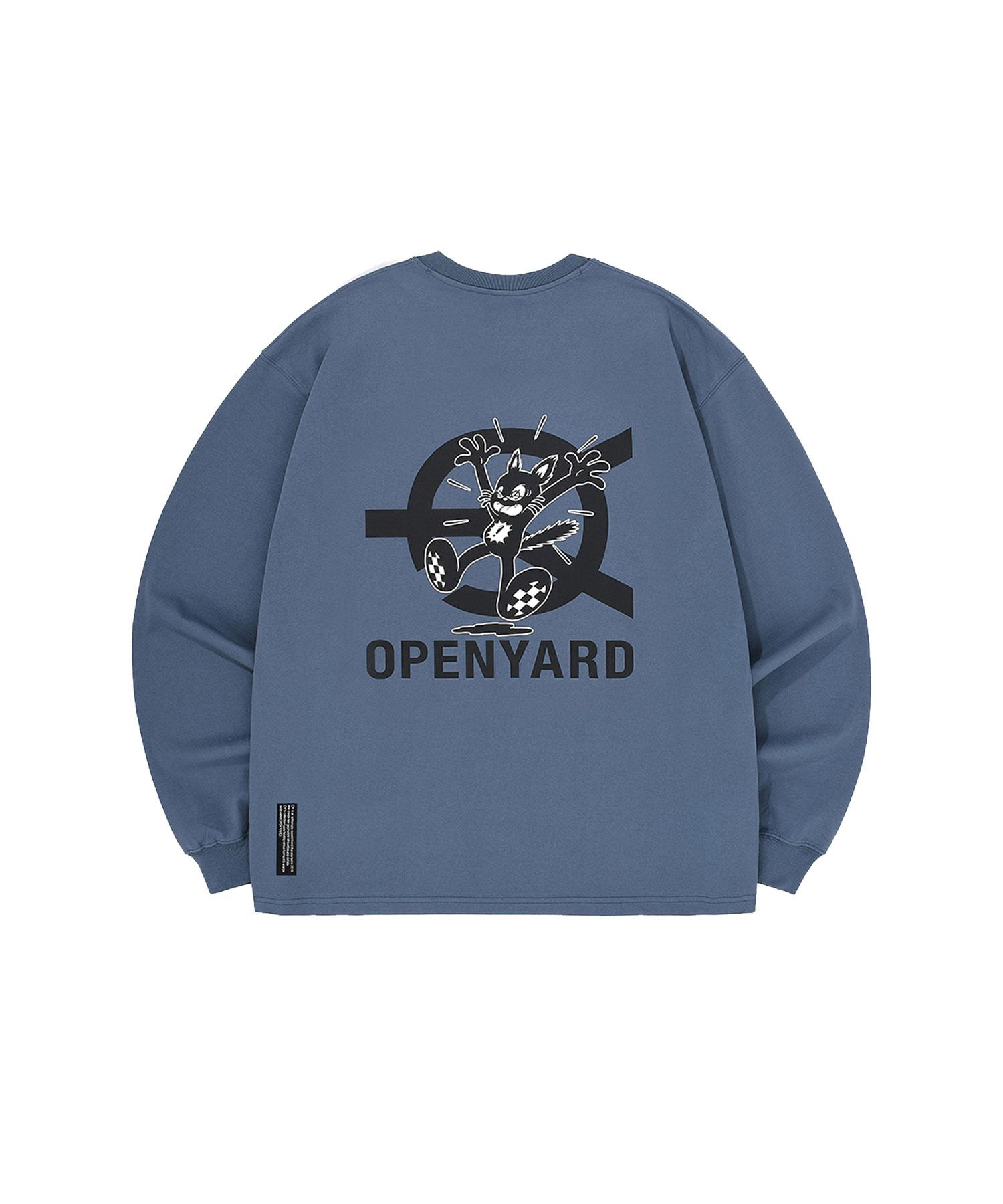 Oy Black Cat Long Sleeve - Vintage Blue Vintage Blue/1Size