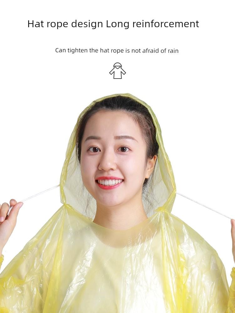 Thickened Children's Large Size Outdoor Travel Disposable Raincoat