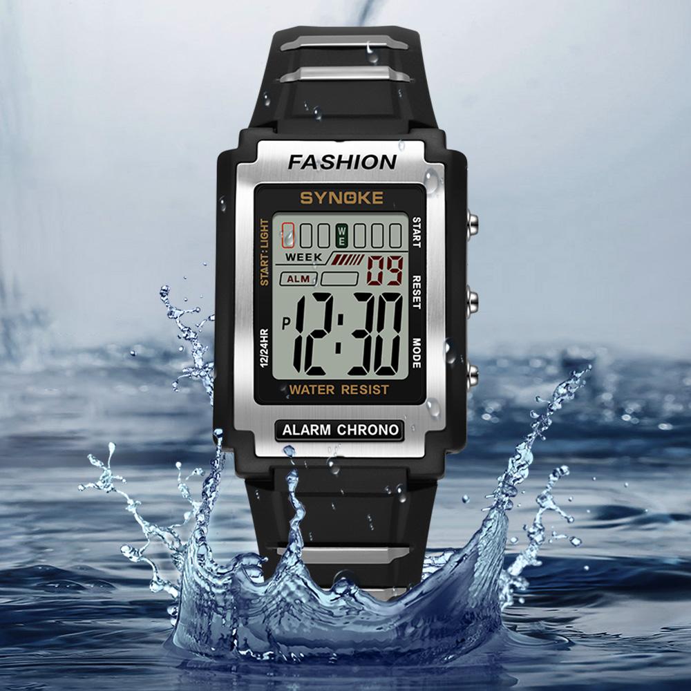 Waterproof Digital Watches For Men 31mm Ultra-thin Electronic Wristwatch Chronograph Sport  Watch 9850