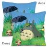 Hot Cartoon Cute Pillow Covers Cartoon Sofa Decorative Home Double-Sided Printing Short-T-Totoros Plush Cute Cushion Cover