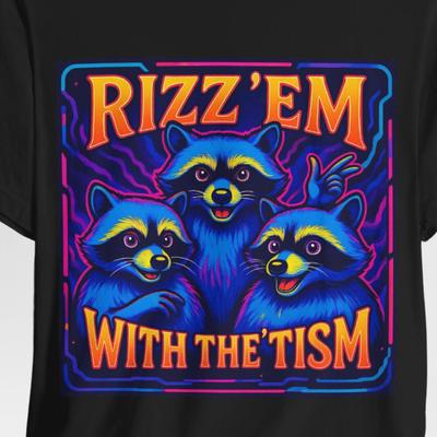 Autism Rizz Racoon Shirt: Funny Autistic Meme Tee