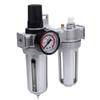 Air Compressor Filter Regulator Combo 1 4in SFC200 Aluminum Alloy Oil Water Separator Semi Auto Drain for Auto Repair