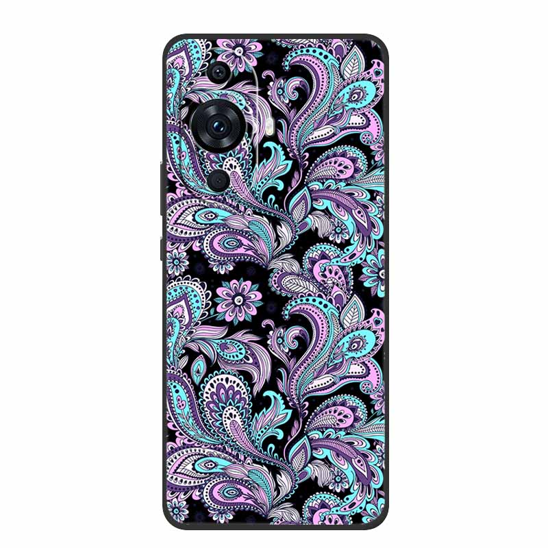 Funda For Huawei Nova 12s Case Cute Cartoon Cat Black Silicone Soft Back Cover Case For Huawei Nova 12s Case Nova12s 12 S Coque