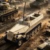 Sd.Kfz.251 Half-Track Armored Vehicle 1:28 Scale Building Block Toy  – Advanced Model Kit
