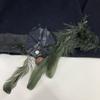 MARNI Navy wool short jacket with corsage Jacket 42 NavyUsed