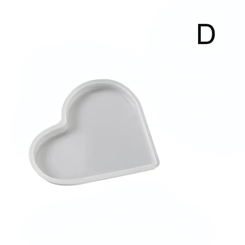 Heart Sign Resin Silicone Mold for DIY Craft Memorial Casting Home Decoration Flower Preservation Table Decorations