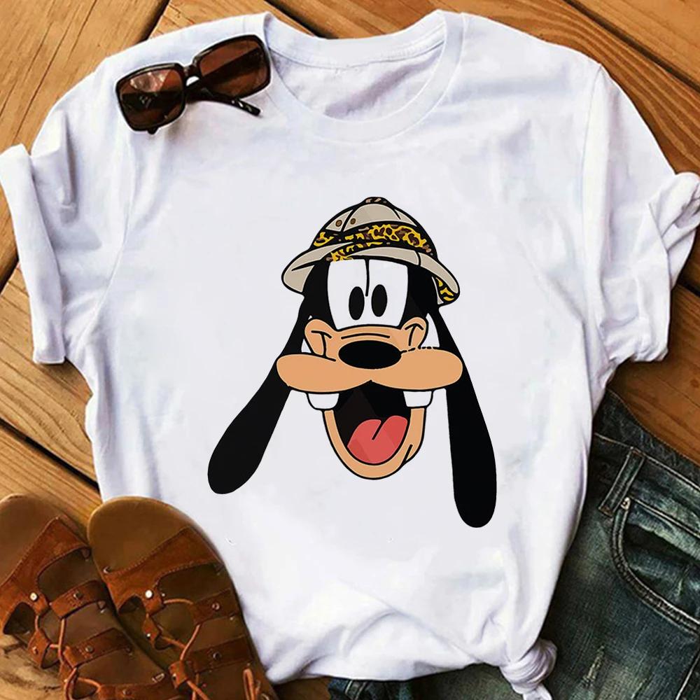 Fashion Disney Cartoon Men Tees Mickey Mouse T Shirt Women Summer Family Clothing Female T-shirts Streetwear Y2k Ladies Blouses