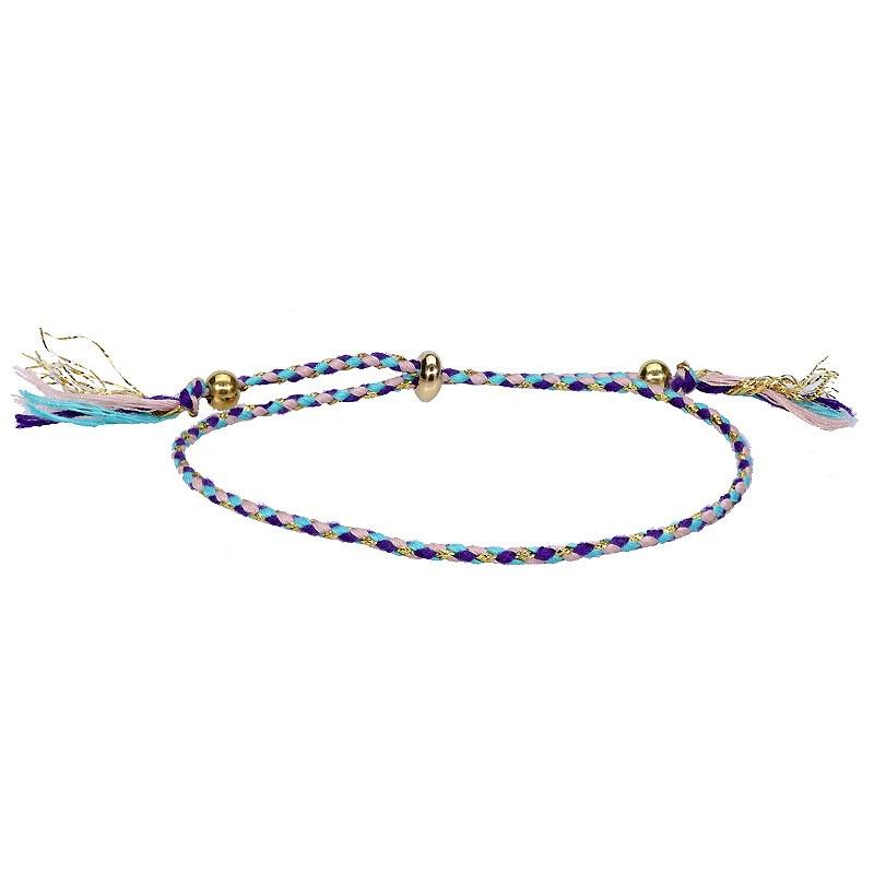 Bracelet Multicolor Bohemia Woven Wrap Friendship Bracelets Handmade Braided Friendship Bracelet Adjustable Colorful