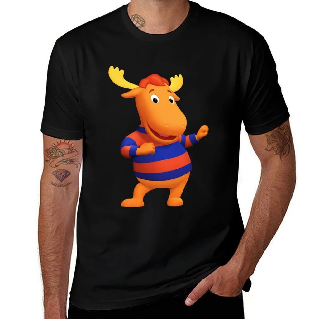 Tyrone The Backyardigans T-Shirt Arbeits-Kurzarm-Baumwoll-Oberteil