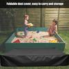 Sandbox Cover Pool Sandpit Cover Sandbox Cover with Drawstring for Square Cloth Canopy Swim Pool Cover Covers (180X180cm)