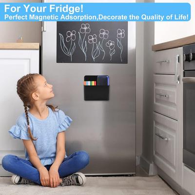 Magnetischer Stifthalter Taschentuch Stifte Bleistifte Marker Multifunktionales Kühlschrank Aufbewahrungsregal Büro Schule Schreibwarenhalter