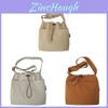 Nylon Casual Bucket Bag For Travel And Leisure With Drawstring Closure For Men And Women