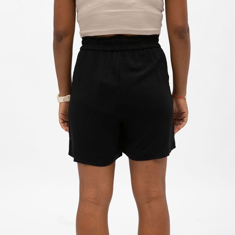 Short noir fluide taille haute élastique Femme VERO MODA