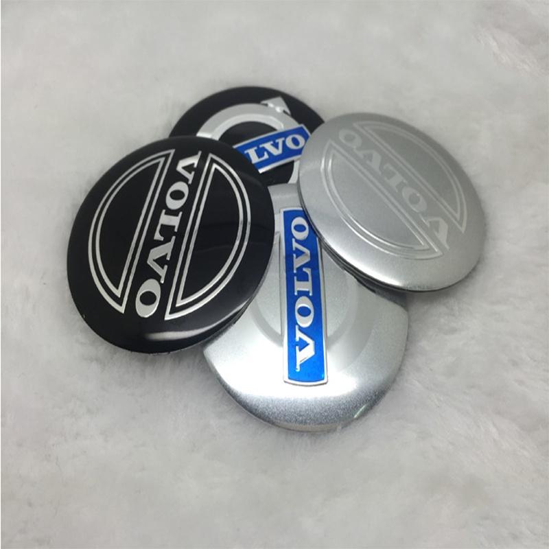 Elegantní a odolné 4ks 56,5mm Samolepky na středové krytky kol pro vozidla Volvo
