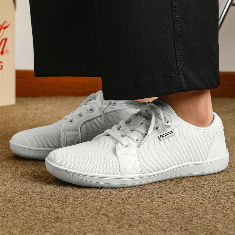 Zapatos Deportivos Casuales de Malla de Punta Ancha Transpirables Ligeros para Caminar Zapatillas de Entrenamiento para Ejercicio Planos de Ocio