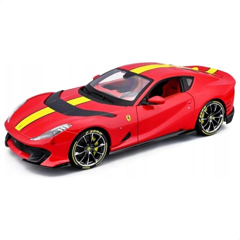 Bburag 1/18 Scale Signature Series Ferrari 812 Competizione Red / Diecast Model Car, Finished Model, 18-16915 RD