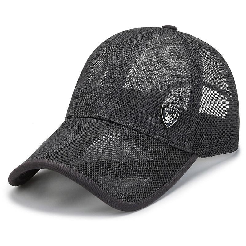 Mens Adjustable Summer Baseball Hat With Ventilated Design For Fishing And Beach