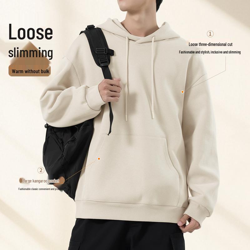 Mark Fairwhale Men's Hooded Fleece Lined Sweatshirt