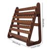 Large Capacity Wood  Earring Holder Anti-slip Jewelry Stall Display Retro Earring Rack  Women