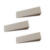 3Pcs Sturdy Natural Wood Door Stopper Wedge Heavy Duty Floor Protector Works on Carpet Hardwood Tile Concrete Safe for Babies