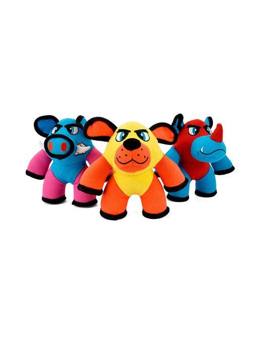 Jouet - Nayeco - Bad Boys - 20cm - Tissu renforcé - Pour chien moyen