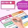 440 Count 3.5" x 2" Large Home Moving Packing Labels for 3-4 Bedroom House, 10 Color Coded Moving Stickers for Boxes with Large Writable Area,