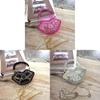 Mini Metal Lip Clutch Bag With Chain And Rhinestones For Evening Parties