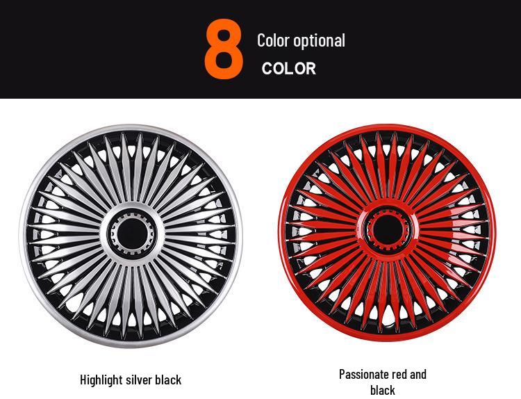Universal Wheel Cover: 14, 15, 16 Inch Decorative Steel Rim Hubcap