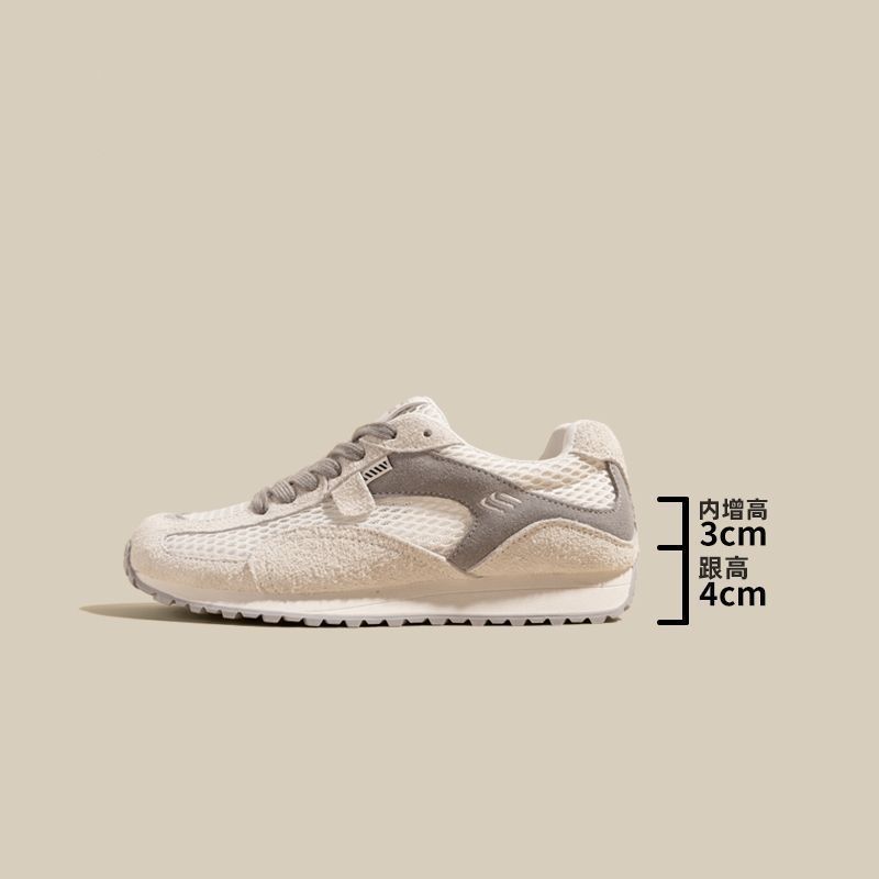 Retro fishing net shoes women's 2025 new summer mesh breathable sports and leisure shoes soft-soled Forrest Gump training shoes