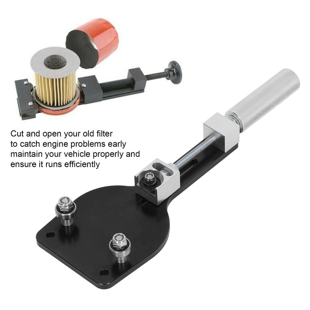 Tagliafiltro Olio 77750 Lega di Zinco Taglio Filtro Olio Strumento per Riparazione Auto Intervallo Da 2‑3,8 Pollici a 5 Pollici