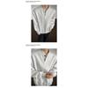 Mens Henry Collar Heavy Cotton Casual Pullover Sweatshirt Daily Wear Top