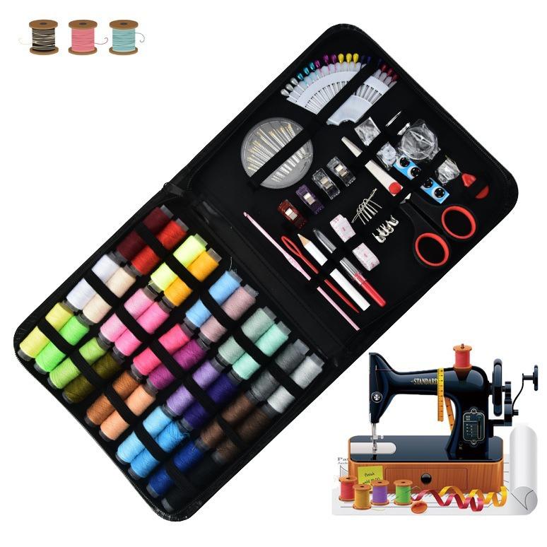 Sewing Kit Set for Home DIY Embroidery Hand Sewing Tools Portable Travel Sewing Tool Set Home Sewing Box Organizery