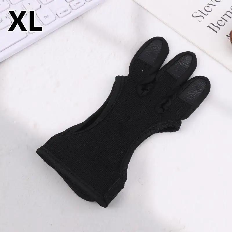 

Professional Archery Three-finger Leather Gloves Non-slip Wear-resistant Comfortable Breathable Archery Protective Gear