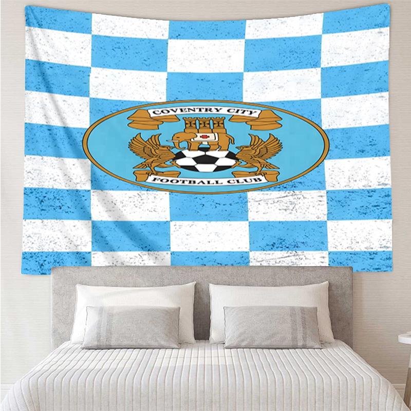 1PC Newcastle United Crest Printed Tapestry Room Decoration Wall Hanging for Living Room Bedroom, dormitory, Birthday and Christmas gifts
