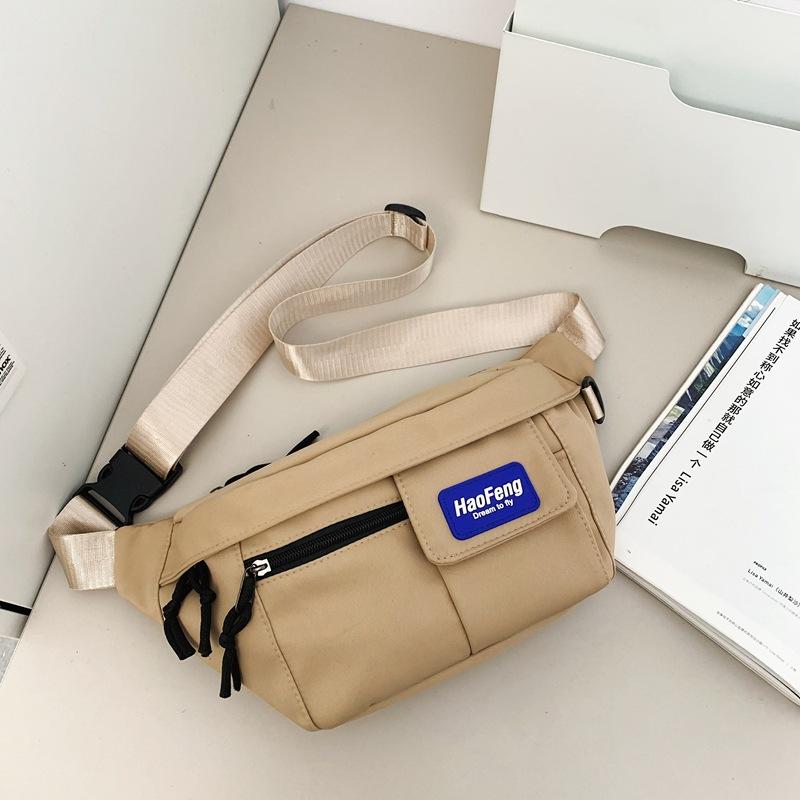 Crossbody Bag Men'S Trendy Brand Breast Bag Sports Cycling Backpack Tooling Bag Boys Students Outdoor Satchel Women'S Tide