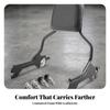 Motorcycle Backrest with Pad Sturdy Passenger Metal Frame
