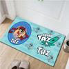 1pc Office Carpet Chair Mats Super Taz: Looney Tunes Mashup Perfect for Decorating Office Chairs, Living Rooms, Or Bedrooms,Polyester Carpet