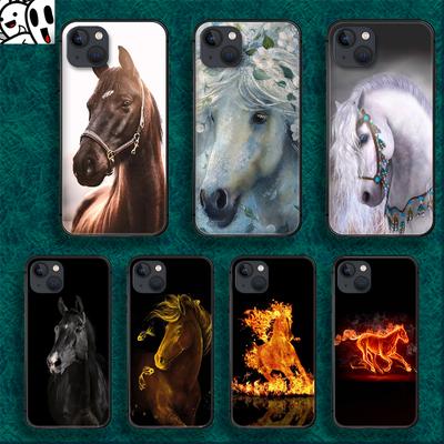 Horse Pony Phone Case For iPhone Samsung Galaxy Redmi Xiaomi Oppo OnePlus Note S A 7 8 9 10 11 12 13 14 20 21 22 23 53 54 Pro Max Plus Ultra TPU Soft